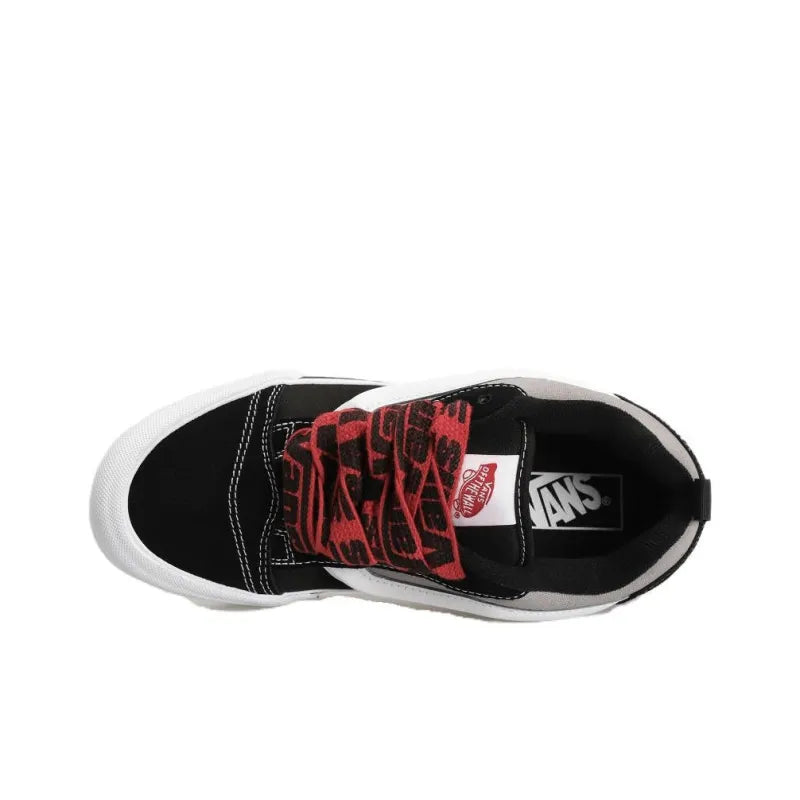 VANS KNU SKOOL LOW-TOP 'BLACK/RED'