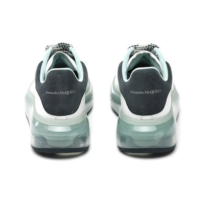 ALEXANDER MCQUEEN TRANSPARENT SOLE OVERSIZED SNEAKERS 'WHITE GREEN' WOMEN'S