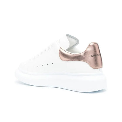 ALEXANDER MCQUEEN OVERSIZED WHITE ROSE GOLD WOMEN'S