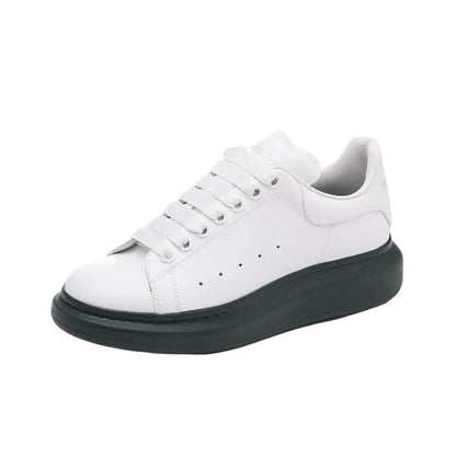 ALEXANDER MCQUEEN OVERSIZED SNEAKER WHITE GREEN SOLE