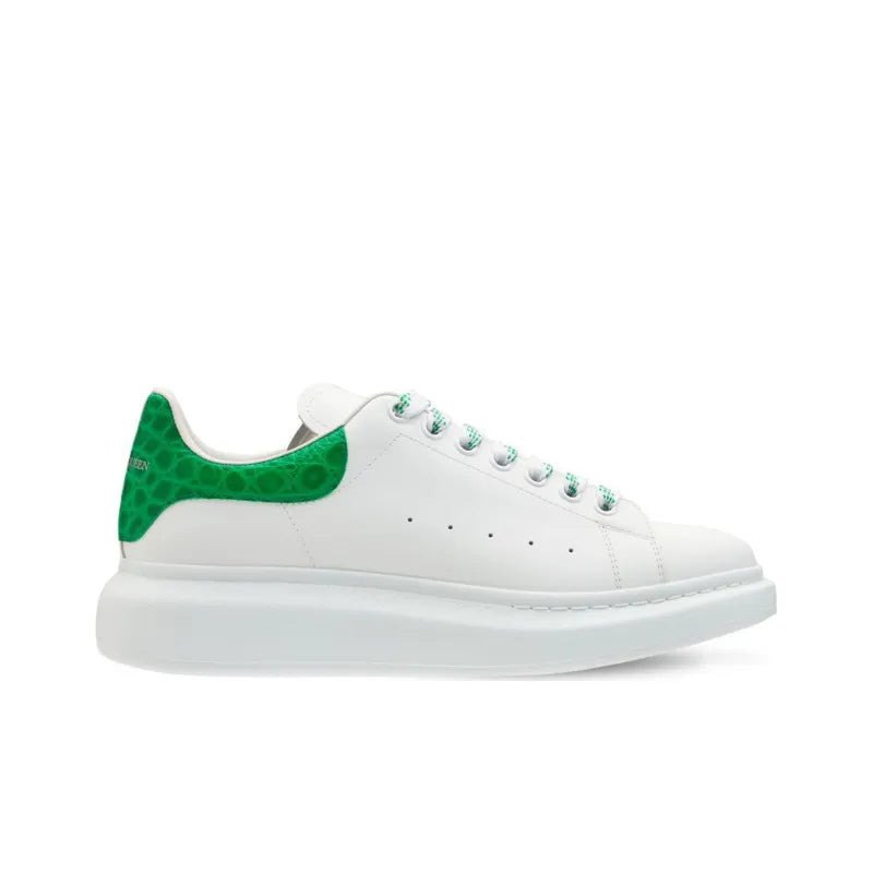 ALEXANDER MCQUEEN OVERSIZED SNEAKER 'WHITE GREEN CROCODILE'