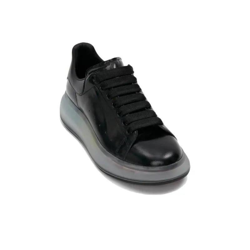 ALEXANDER MCQUEEN LARRY LEATHER SNEAKERS 'BLACK MULTI'