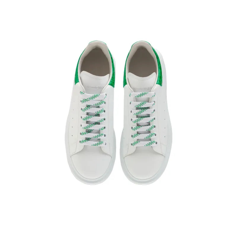 ALEXANDER MCQUEEN OVERSIZED SNEAKER 'WHITE GREEN CROCODILE'