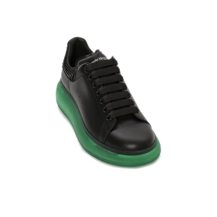 ALEXANDER MCQUEEN CASUAL SHOES MEN LOW-TOP BLACK/GREEN