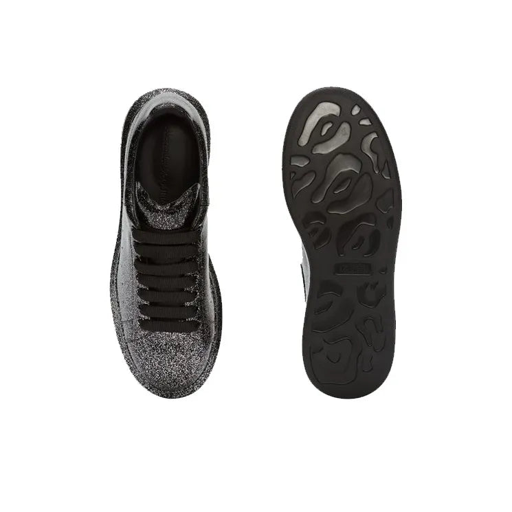 Alexander McQueen Oversized Sneaker Glitter 'Black'