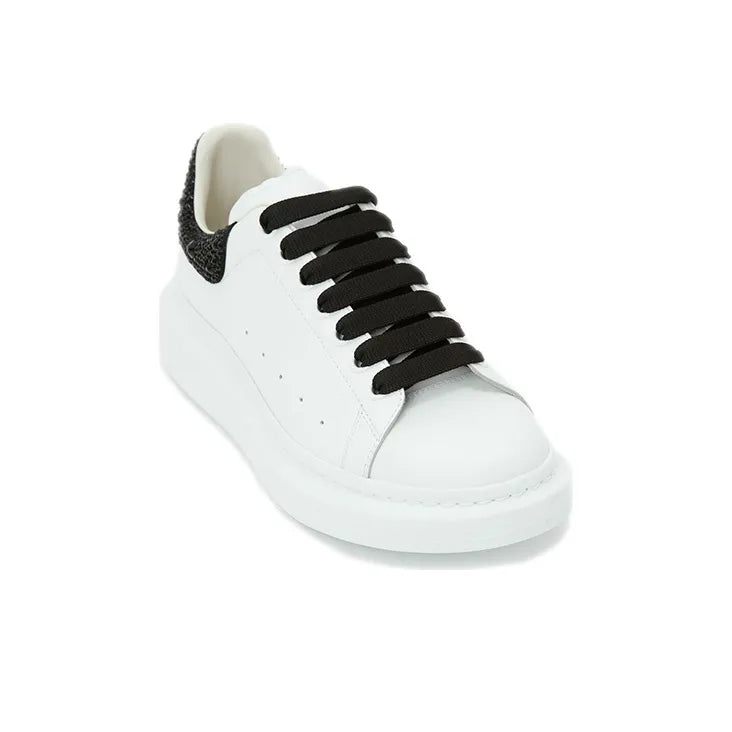 ALEXANDER MCQUEEN OVERSIZED WHITE BLACK CRYSTALS