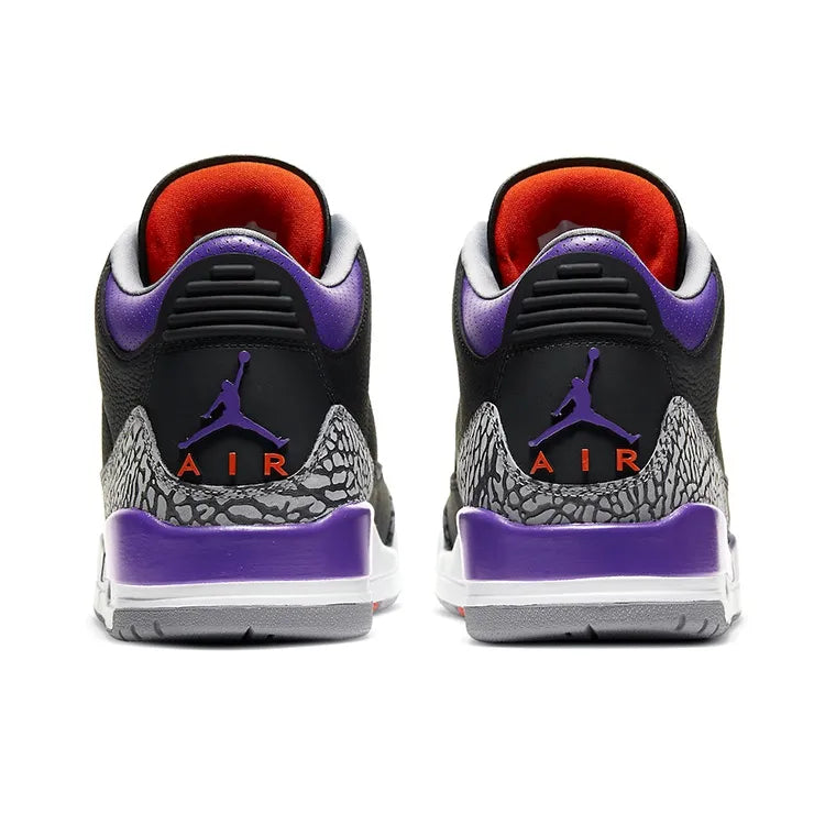 JORDAN 3 RETRO BLACK COURT PURPLE