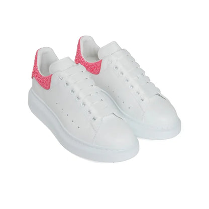 ALEXANDER MCQUEEN OVERSIZED SNEAKER 'WHITE PINK GLITTER' WOMEN'S