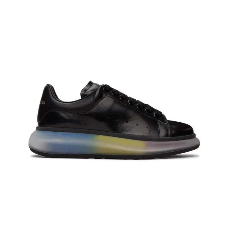 ALEXANDER MCQUEEN LARRY LEATHER SNEAKERS 'BLACK MULTI'