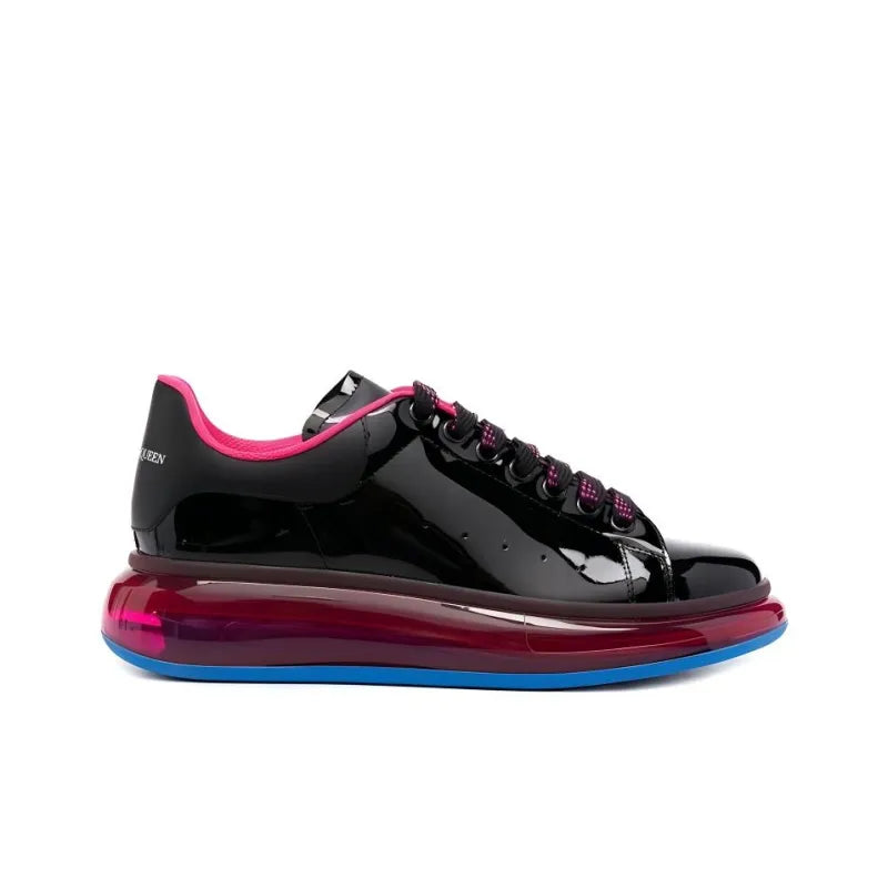 ALEXANDER MCQUEEN OVERSIZED SNEAKER 'TRANSPARENT SOLE - BLACK PINK'