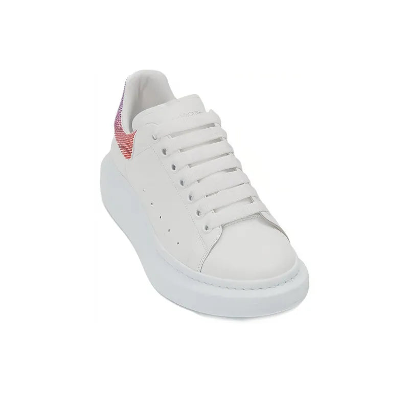 ALEXANDER MCQUEEN THICK-SOLED LOW-TOP SNEAKERS 'WHITE PINK PURPLE'