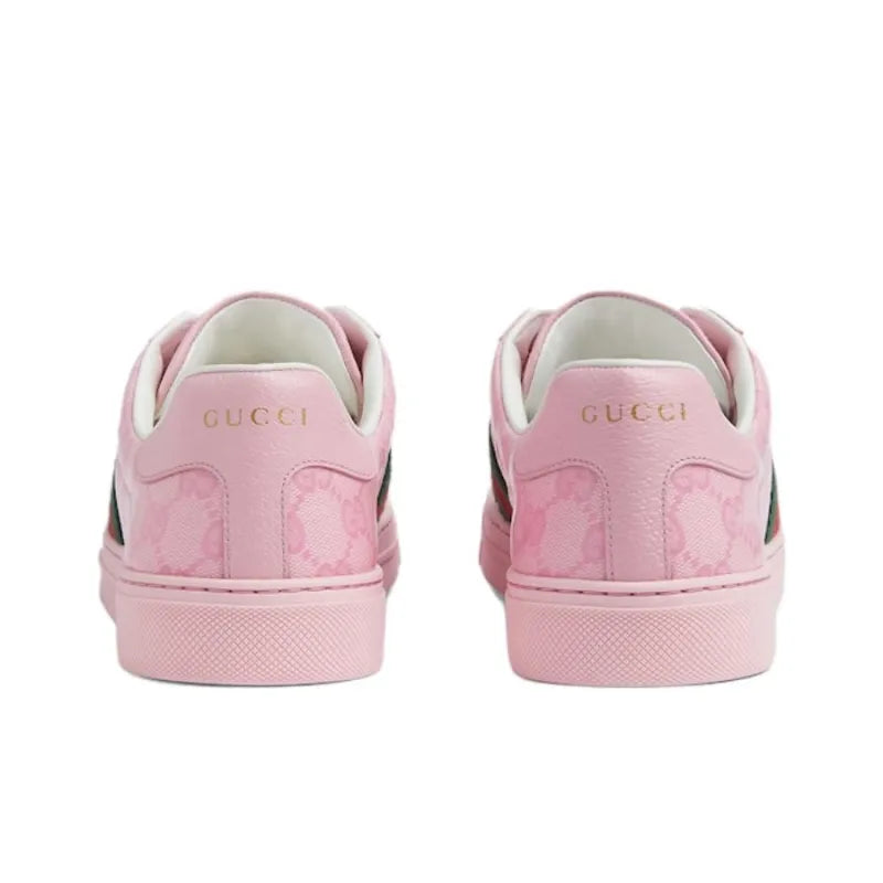 GUCCI WOMEN'S ACE 'GG CRYSTAL CANVAS PINK' WOMEN'S