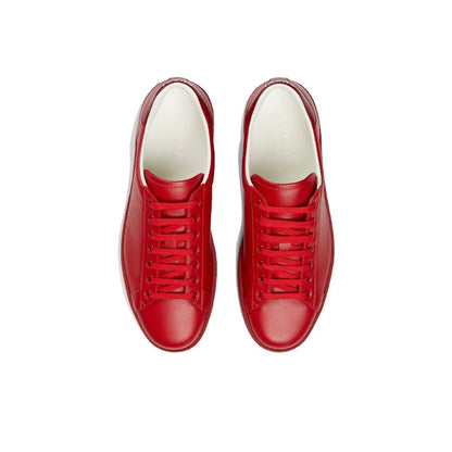 GUCCI ACE 'INTERLOCKING G HIBISCUS RED'