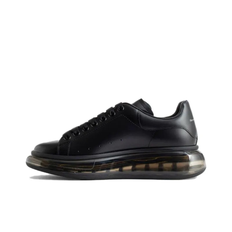 ALEXANDER MCQUEEN OVERSIZED BLACK SHINY SOLE