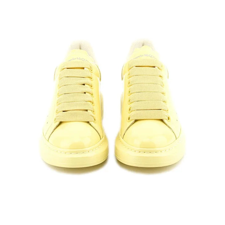 ALEXANDER MCQUEEN OVERSIZED LOW-TOP STYLISH SKATEBOARDING SHOES WOMEN'S BRIGHT YELLOW