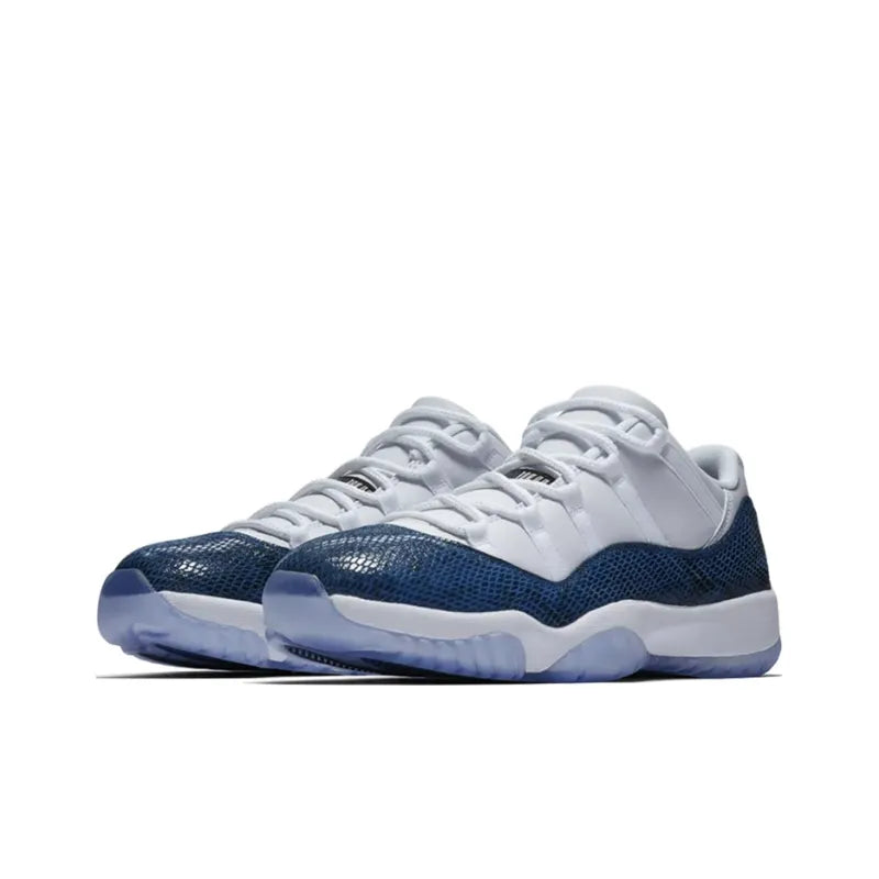 AIR JORDAN 11 RETRO LOW 'NAVY SNAKESKIN' 2019