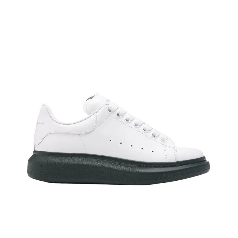 ALEXANDER MCQUEEN OVERSIZED SNEAKER WHITE GREEN SOLE