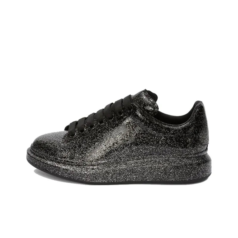 Alexander McQueen Oversized Sneaker Glitter 'Black'