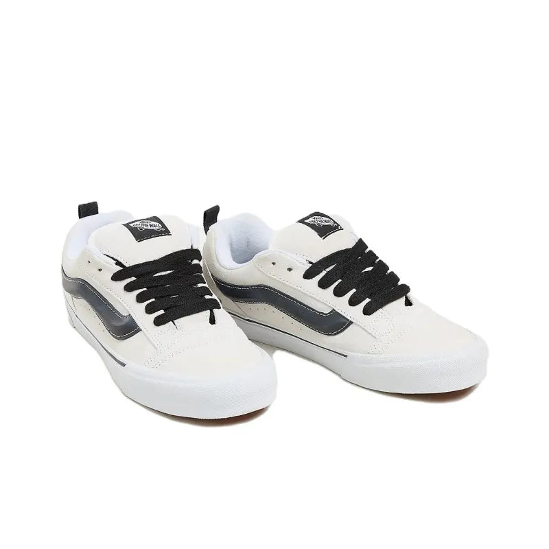 VANS KNU SKOOL LOW-TOP 'SUEDE WHITE BLACK'