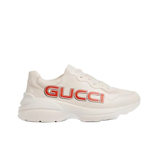 GUCCI Rhython Leather Sneaker 'Ivory Demetra'