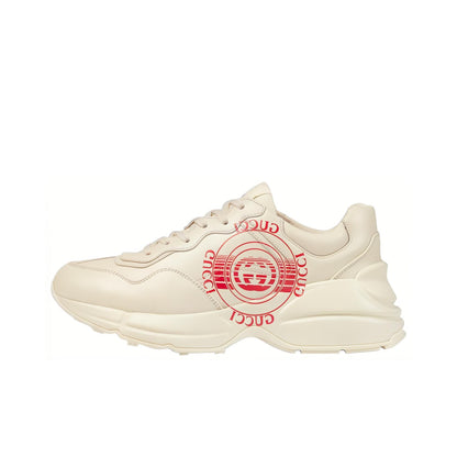 GUCCI Women's Rhyton 'GUCCI Disk Print Ivory' Women's