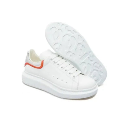 ALEXANDER MCQUEEN OVERSIZED WHITE SILVER RED METALLIC