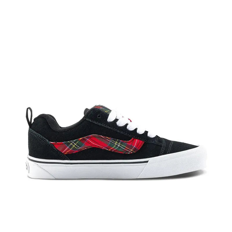 VANS KNU SKOOL LOW-TOP 'RAVE PLAID BLACK'