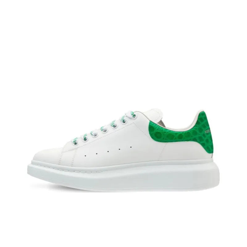 ALEXANDER MCQUEEN OVERSIZED SNEAKER 'WHITE GREEN CROCODILE'