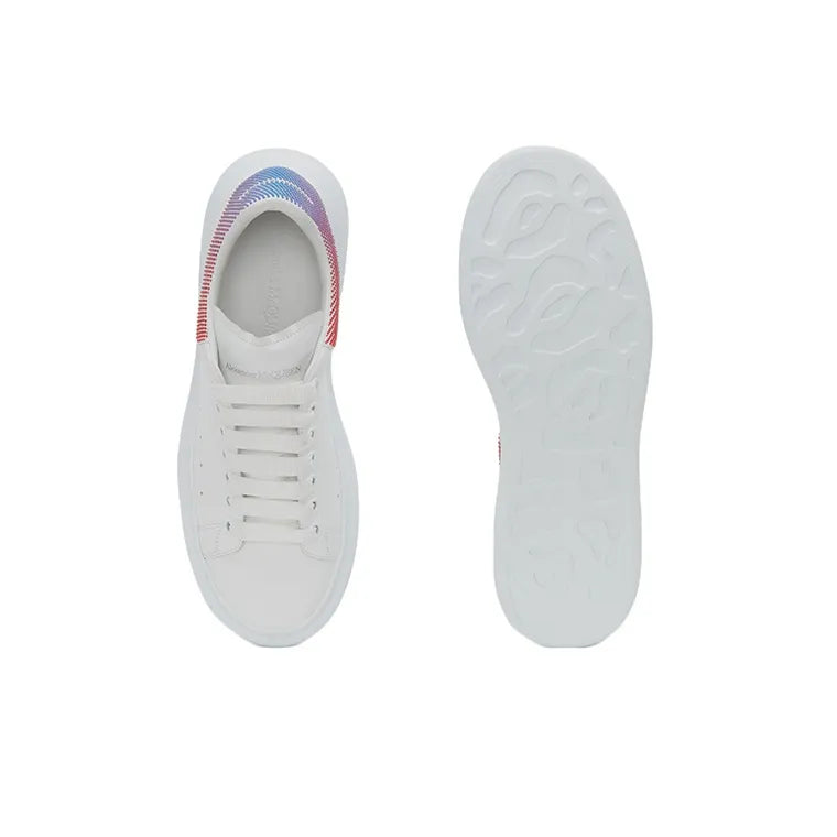 ALEXANDER MCQUEEN THICK-SOLED LOW-TOP SNEAKERS 'WHITE PINK PURPLE'