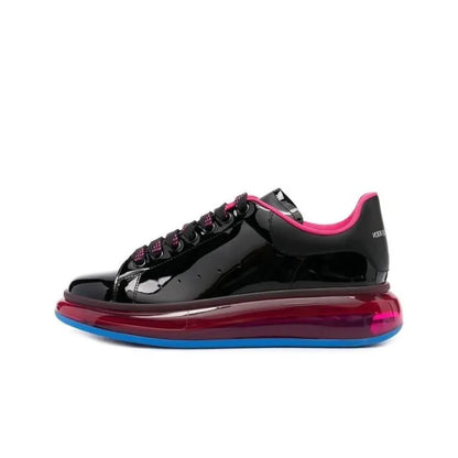 ALEXANDER MCQUEEN OVERSIZED SNEAKER 'TRANSPARENT SOLE - BLACK PINK'