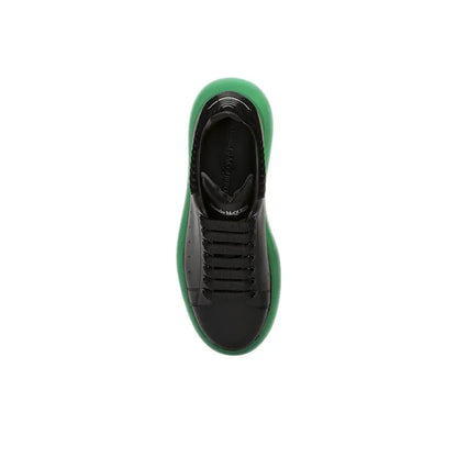 ALEXANDER MCQUEEN CASUAL SHOES MEN LOW-TOP BLACK/GREEN