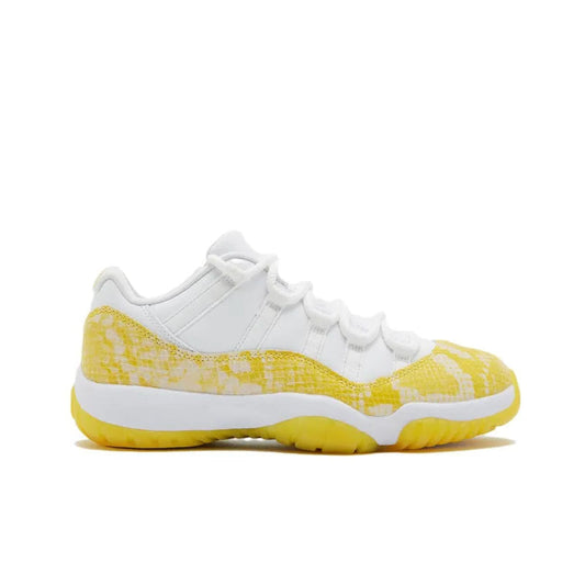 JORDAN 11 RETRO LOW YELLOW SNAKESKIN WOMEN'S