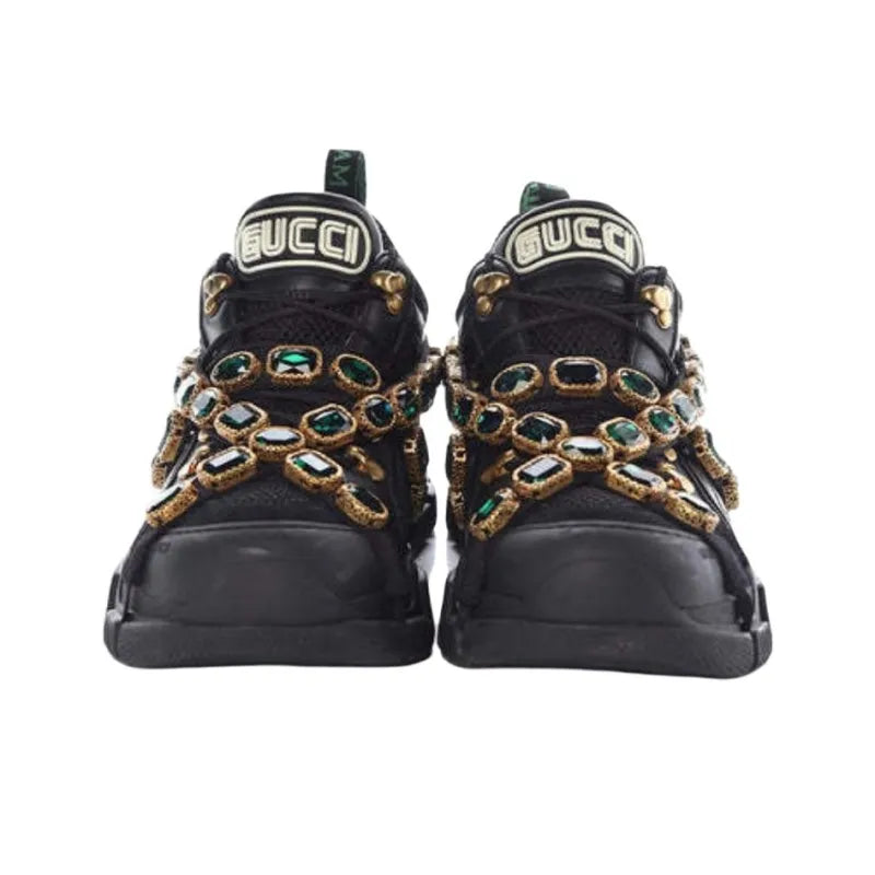 GUCCI WOMEN'S FLASHTREK CRYSTALS 'BLACK' WOMEN'S