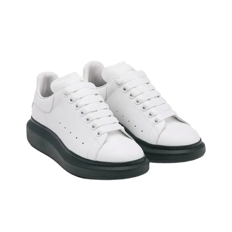 ALEXANDER MCQUEEN OVERSIZED SNEAKER WHITE GREEN SOLE