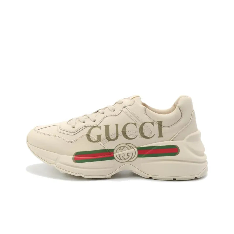 GUCCI RHYTON LEATHER SNEAKER 'LOGO'