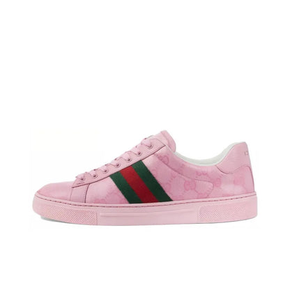 GUCCI ACE 'GG CRYSTAL CANVAS PINK'