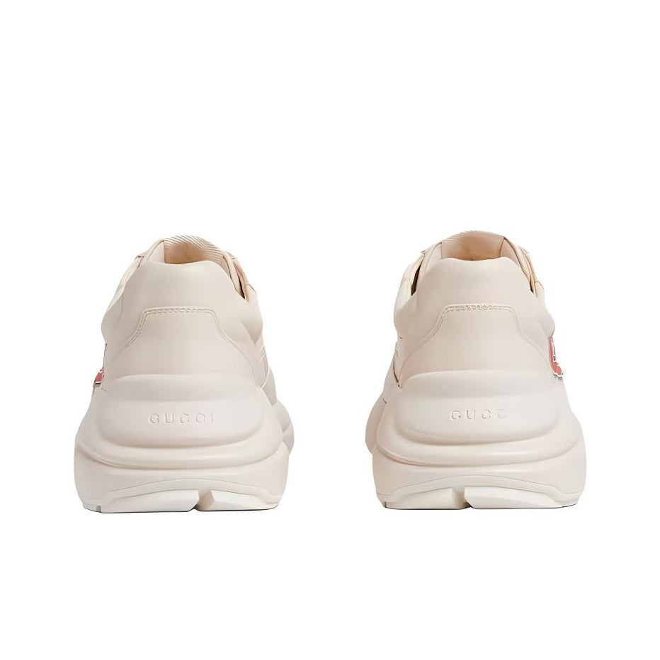 GUCCI Rhython Leather Sneaker 'Ivory Demetra'