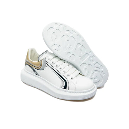 ALEXANDER MCQUEEN OVERSIZED WHITE SILVER