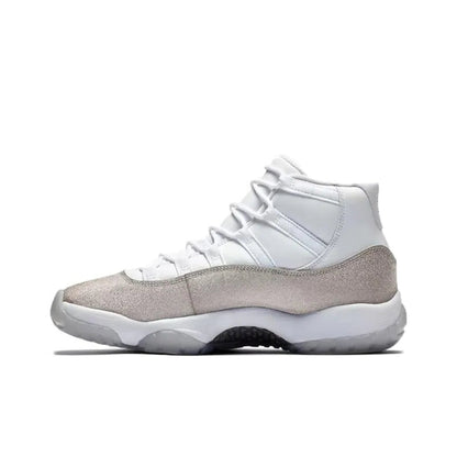 JORDAN 11 RETRO WHITE METALLIC SILVER WOMEN'S