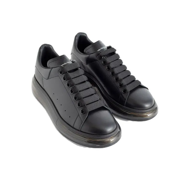 ALEXANDER MCQUEEN OVERSIZED BLACK SHINY SOLE