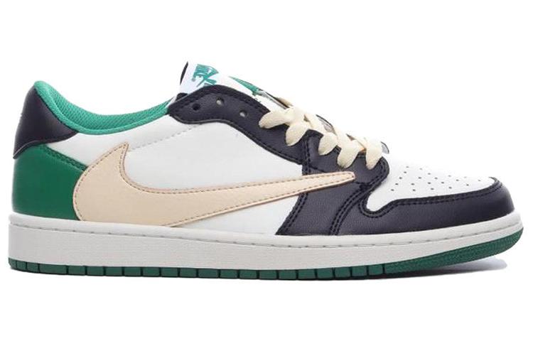 AIR JORDAN TRAVIS SCOTT X 1 LOW ‘WHITE GREEN BLACK’