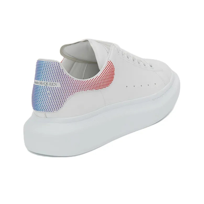 ALEXANDER MCQUEEN THICK-SOLED LOW-TOP SNEAKERS 'WHITE PINK PURPLE'