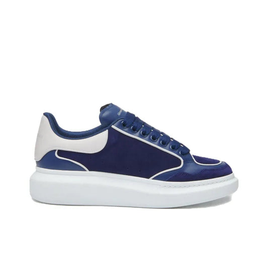 ALEXANDER MCQUEEN OVERSIZED LEATHER SNEAKERS 'BLUE WHITE'