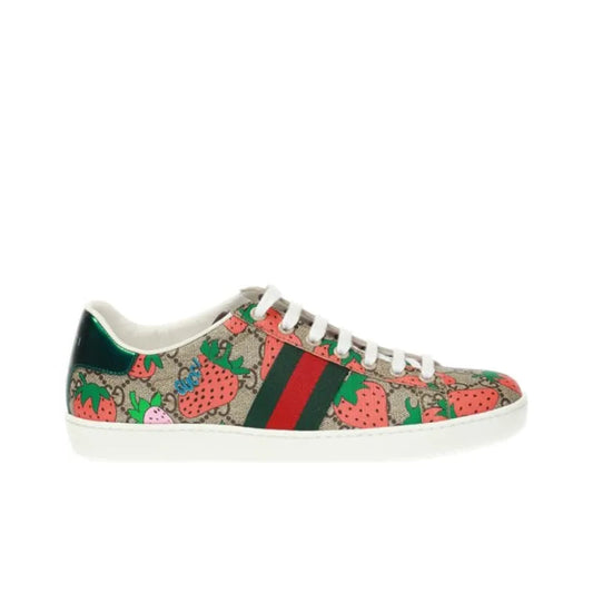 GUCCI WOMEN'S ACE 'STRAWBERRY BEIGE' WOMEN'S