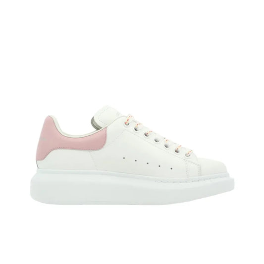 ALEXANDER MCQUEEN OVERSIZED LARRY LEATHER SNEAKERS 'WHITE PINK' WOMEN'S