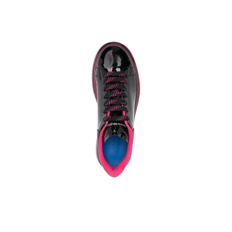 ALEXANDER MCQUEEN OVERSIZED SNEAKER 'TRANSPARENT SOLE - BLACK PINK'