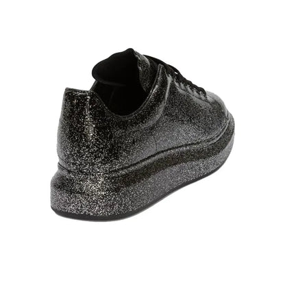 Alexander McQueen Oversized Sneaker Glitter 'Black'