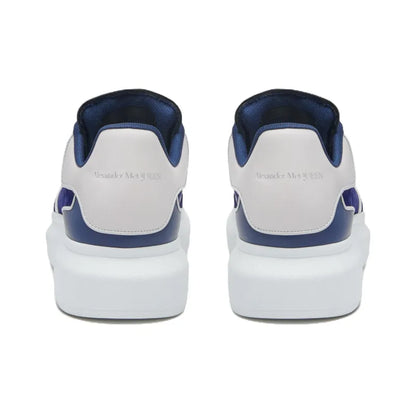 ALEXANDER MCQUEEN OVERSIZED LEATHER SNEAKERS 'BLUE WHITE'