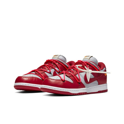 NIKE DUNK LOW X OFF WHITE 'UNIVERSITY RED'