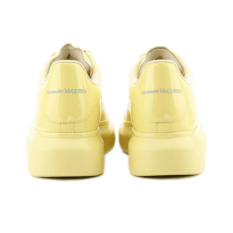 ALEXANDER MCQUEEN OVERSIZED LOW-TOP STYLISH SKATEBOARDING SHOES WOMEN'S BRIGHT YELLOW